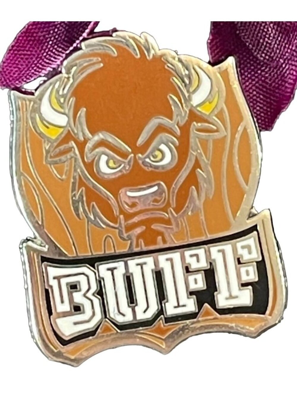 Disney Buff Buffalo Trading Pin Fantasyland Football Mascot Lapel Pin Brooch Pin